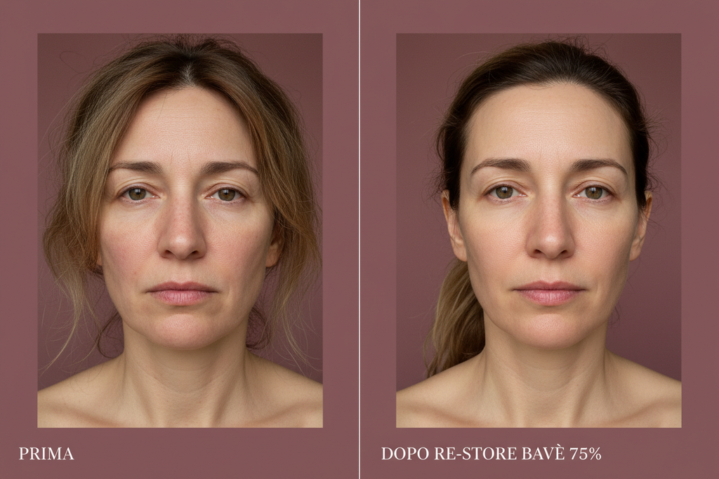 RE-STORE BAVÈ 75% — Prima e Dopo UGC style
